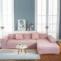 Vienspalvis kukurūzų aksominis tamprus sofos užvalkalas Modernus paprastas gyvenamasis kambarys Paprasta sofa, integruota naminių gyvūnėlių sofos pagalvėlė 90-140