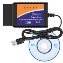 Palaiko daugumą OBDII protokolų Automobilio diagnostikos kabelis Super ELM327 USB 1.5 ELM 327 USB V1.5 OBD2 skaneris su PIC18F25K80 lustu