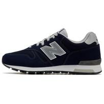 New Balance Nb 565 Patogūs Universalūs Audinio Dviejų Sluoksnių Karvės Odos Žemi Bėgimo Bateliai Unisex Sportbačiai Mėlyni ML565EN1 38