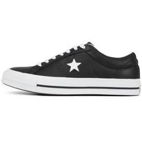 Converse One Star Series Leather Low Top Comfortable Sneakers Unisex Sneakers Black White 163385C 35