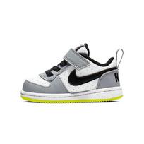 Nike Court Borough Low Lipukai Neslystantys Sugeriantys Smūgius Patvarūs Žemi Kateboardo Batai Kūdikių Sportbačiai Pilki Balti Juodi 870029-104 21