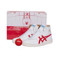 Asics Japan L Retro Slam Dunk Mitsui Speciali Avalynės Dėžutė Aukštakulniai Vintažiniai Krepšinio Batai Unisex Sportbačiai Balti Raudoni 1203A138-100(S-BOX) 41.5