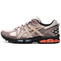 Asics Gel-Kahana 8 Patogus audinys Sintetinė oda Žemi kasdieniai bėgimo bateliai Vyriškas sportbačio modelis Baltas Pilkas 1011B109-100 39