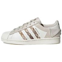 Adidas Originals Superstar Durable Lightweight Low-Top Skate Shoes Women Sneakers White Brown IG3004 39⅓