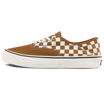 Vans Authentic Series Casual Low-Top Skate Shoes Unisex Sneakers Dark-Brown White Checkerboard VN0A5HYPAXS 40
