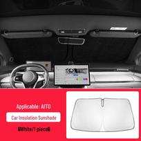 Zhijie S7/R7 Dvigubo sluoksnio priekinio stiklo saulės skydelis - Apsauga nuo saulės ir karščio automobilio aksesuaras Zhijie S7 Front Sunshade with Storage Bag
