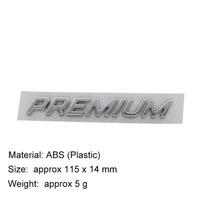 3D Premium Chromas LUXURY PREMIUM Edition Automobilio Sparno Bagažinės Galinio Variklio Dangčio Pavadinimo Plokštelė Lipdukas Emblema Ženklelis Lipdukas luxury