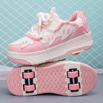Roller Skate Shoes for Kids Boys Girls Sneakers with Detachable Wheels Sport Shoe EUR29