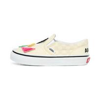 Vans MoMA X  Slip-On Series Canvas Low Top Kids Skate Shoes Kids sneaker Pink VN0A4BUT0IC 34