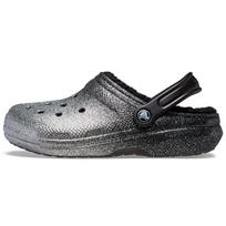 Crocs Classic Clog Patogūs Universalūs Paplūdimio Šlepetės Moteriški Avalynė Juoda Sidabrinė 205842-067 34-35