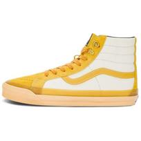 Vans OG Sk8-Hi LX Table Scraps Brown Unisex Sneakers VN0A4BVBBRO 37