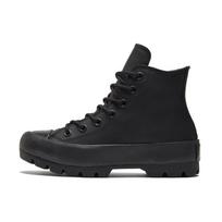 Converse Chuck Taylor All Star su platforma Drobės Madingi Universalūs Aukštakulniai Gyvenimo būdo Laisvalaikio Batai Moteriškas sportbačio modelis Vidurnakčio juodos spalvos 573064C 35