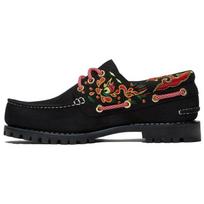 CLOT x Timberland Klasikiniai žemi trijų skylučių burlaivio batai Moteriški batai Juodi A5Z6UW 35.5