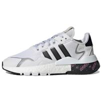 Adidas Originals Nite Jogger Lace-Up Durable Low-Top Lifestyle Sneakers Women Sneakers White Black Gray H01735 36
