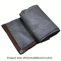 1 vnt. saulės gaudyklės audinys, apsaugos nuo saulės audinys, privatumo ekranas su prakiūromis ir sutvirtintais kraštais, lauko terasai, sodui, pavėsinei 3ft 3inch*6ft 6inch(1x2m)
