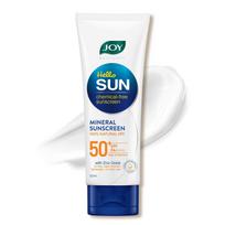 Joy SPF 50 PA++++ Mineral Sunscreen for Oily Skin 50ml | Oil-Free, Lightweight, Zero White Cast, Chemical-Free Protection