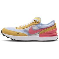 Nike Waffle One su raišteliais Neslystantys Sugeriantys smūgius Žemi Laisvalaikio Batai Vaikams Snikeriai Oranžiniai Balti DC0481-700 38