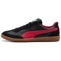 Puma Liga Patogūs kvėpuojantys žemi laisvalaikio batai Unisex sportbačiai Juodi Raudoni 356999-21 40.5