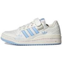 Adidas Originals Forum Low Sintetinės odos Velcro Patogus prigludimas Žemi Skate bateliai Moteriškas sportbačio modelis Baltas Mėlynas GY7985 44