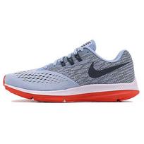 Nike Zoom Winflo 4 Lightweight Shock Absorbing Non-Slip Durable Low-Top Running Shoes Women sneaker Blue 898485-440 36 gray