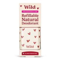 Wild Pink Grapefruit & Lime Heart Case Tepamas dezodorantas, 40 g