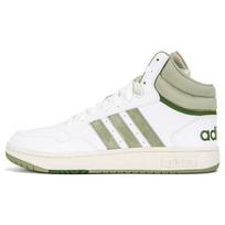 Adidas Neo Hoops 3.0 Odiniai Patogūs Vidutinio Aukščio Sportbačiai Unisex Sportbačiai Balti Žali GV9524 36