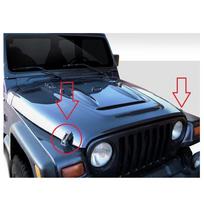 Pora Priekinio Variklio Dangčio Fiksatoriaus Sagtis & Laikiklis Jeep Wrangler TJ 97-06