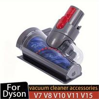 Mini motorizuotas šepetys nuo susivėlimo, skirtas Dyson V7 V8 V10 V11 V15 dulkių siurblių dalis, tinkamas sofoms, lovoms, automobilio sėdynėms 1set