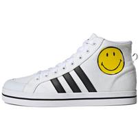 Adidas Neo Bravada Mid Smiley Durable Non-Slip Lightweight High-Top Skate Shoes Men Skate Shoes White Yellow Black G54949 40⅔
