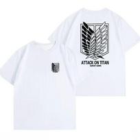 Attack on Titan Anime Dydelis Marškinėliai Vyrams Moterims Trumpomis Rankovėmis Laisvalaikio Medvilniniai Unisex Streetwear Cosplay Harajuku Viršutiniai Drabužiai Y2k S