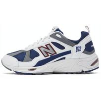 New Balance NB 878 Minimalistiniai, patogūs, žemo ūgio sportiniai laisvalaikio bateliai, unisex sportbačiai, balti, mėlyni, CM878RSD 40.5