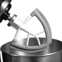 Talos Lankstus Silikoninis Kraštinis Plaktuvas KitchenAid Pakeliamai Galvai Stacionariam Maišytuvui 4.5-5QT balta/pilka
