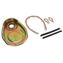 Paskirstymo grandinės dangtelio tarpinės sandariklio varžtų komplektas Metalinis SBC 283 327 305 350 383 400 varikliams Spalva Cinkuotas