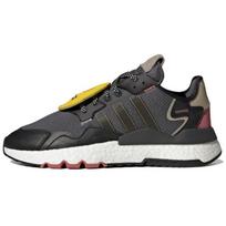 Adidas Originals Nite Jogger Fabric Sports Durable Balance Low-Top Lifestyle bateliai, pilki ir juodi, HP2332 36⅔