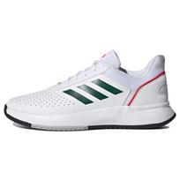 Adidas Courtsmash Madingi kvėpuojantys žemi teniso bateliai Vyriški sportbačiai Balti Žali Raudoni FY8651 40⅔