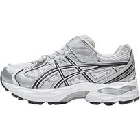 Asics Vaikams Sonic Patogūs Minkšti Žemi Bėgimo Bateliai Vaikams Snieguolės Sidabrinė Balta Juoda 1014A386-100 32.5