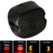 Dūminis LED galinis žibintas, stabdžių, posūkių signalai Harley Tour Road King glide Dyna FXR