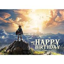 5x3 pėdų Zelda gimtadienio vakarėlio fonas berniukų ir mergaičių gimtadienio vakarėlio reikmenims