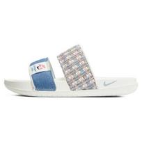 Nike Offcourt Duo šlepetės Patogios amortizuojančios šlepetės Moteriškos šlepetės Baltos Mėlynos FJ7742-121 42