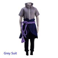 Anime Uchiha Sasuke Cosplay kostiumų uniforma Helovino karnavalo vakarėlio kostiumai XXXL balta