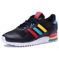 Adidas Originals ZX 700 Patogūs Smūgius Sugeriantys Patvarūs Žemi Bėgimo Bateliai Moteriškas Kedas Juodas BA9311 38⅔