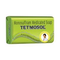 Tetmosol medicininis muilas 100 g gabalas Pakuotė 1 su gaiviu žaliojo citrinmedžio kvapu kasdienei odos priežiūrai