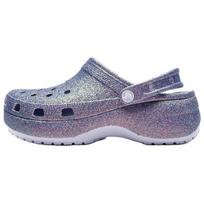 Crocs Platform Irid Glitter Clog Laisvalaikio Mados Moteriški Mediniai Batai Violetiniai 211024-5BR 36-37 gray