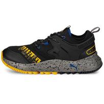 Puma Pacer Future Amortizuojantis Patogus Audinys Oda Kvėpuojantis Smūgių Absorbcija Žemi Laisvalaikio Bėgimo Bateliai Unisex Sportbačiai Juodi Geltoni 382884-07 36