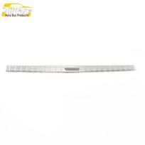Pajero 18 Rear Guard: Stainless Steel Tailgate Trunk Protection Plate.