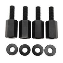 4 vnt. 1,5 colio sėdynės paaukštinimas, lengvai montuojamas, 1,5–2,0 colio sėdynės pakėlimo laikikliai, skirti Maverick X3, visiems metams, juodi Black juoda
