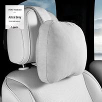 Xpeng X9 Car Headrest Neck Support & Lumbar Cushion Set gray