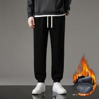 New Men's and Women's Casual Pants Korean Version of Fashionable Versatile Temperament Elastic Sweatpants S