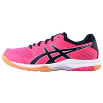 Asics Gel-Rocket 8 Patogūs Patvarūs Žemi Bėgimo Bateliai Moteriški Kedai Rožiniai B756Y-1990 36