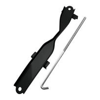 Akumuliatoriaus laikiklio spaustukų rinkinys 74404-02050 Toyota Matrix Corolla 2003-2008